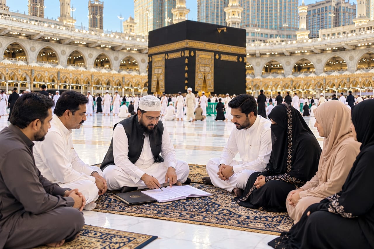 Sacred Nikah Facing the Holy Kaaba in Masjid al-Haram