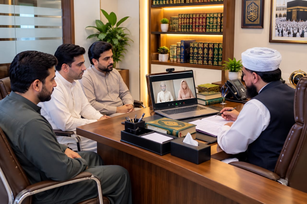 Live HD Video Conference Online Nikah Session